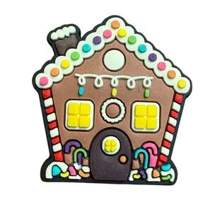 Gingerbread House Croc Charm